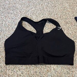 Gymshark Black Racerback Sports Bra